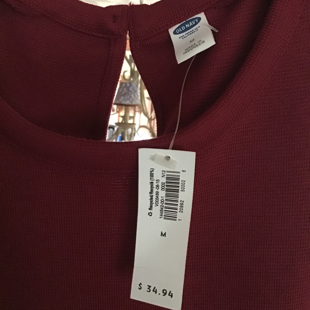 Reddish maroon dress